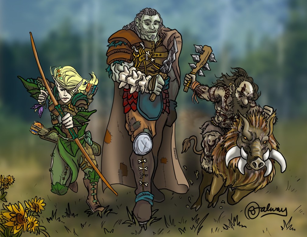 Dragon Hunters Art by Ryan Salway